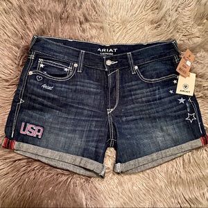 Ariat boyfriend denim shorts